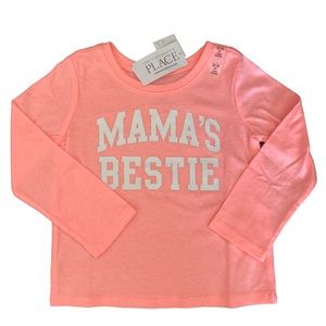 📍🆕🏷 The children’s place L/S tee MAMA’S BESTIE 12-18 months